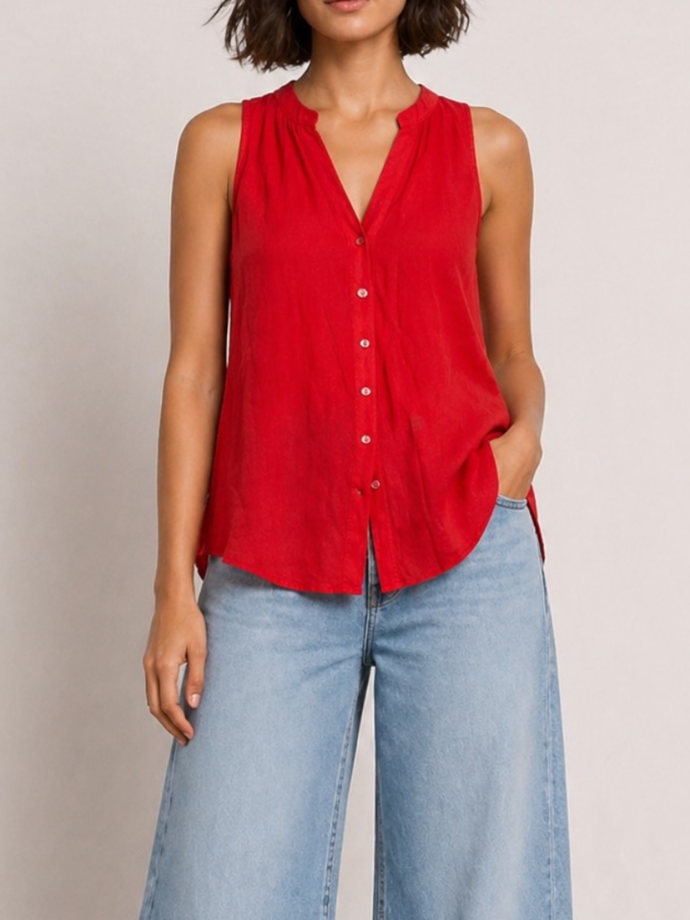 Anthropologie | Maeve | 6 | Button Down Blouse Tank